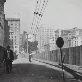 Pedestrians on Carrington Street, Sydney 1932