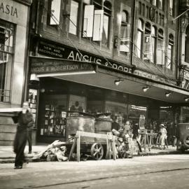 Road reconstruction, Castlereagh Sydney, 1935