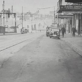 Castlereagh Street Sydney, prior to reconstruction, 1932