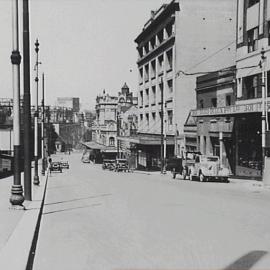 Businesses on Castlereagh Street Sydney, 1932