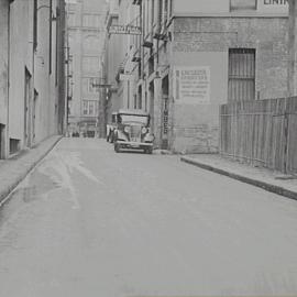 Businesses on Central Street Sydney, 1935