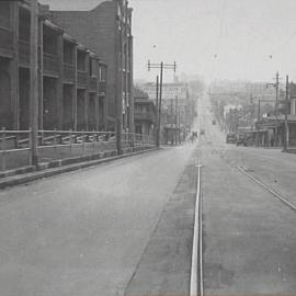 Terrace houses on Cleveland Street Chippendale, 1934