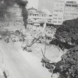 Widening of College Street Sydney, 1928