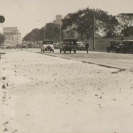 Widening of College Street Sydney, 1929