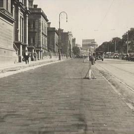Road widening, College Street Sydney, 1929