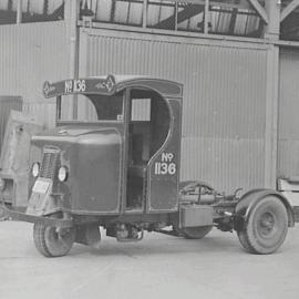 Council vehicle No.1136, Wattle Street Depot Ultimo, 1935