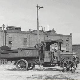 Council fleet vehicle No. 1068, location unknown, 1936