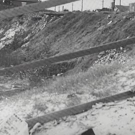 Sand mining operations, Dalmeny Avenue Rosebery, 1958