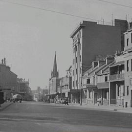 Shops and residences on Darlinghurst Road Darlinghurst, 1935