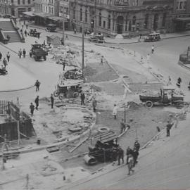 Resurfacing and widening of Druitt Street Sydney, 1931