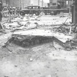 Resurfacing and widening of Druitt Street Sydney, 1931