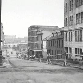 Reconstruction of Druitt Street Sydney, 1934