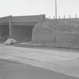 Overpass and rail bridge, Edgeware Road Newtown