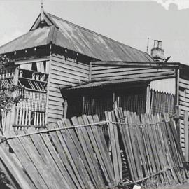 Dilapidated house, Edward Street Glebe, 1951