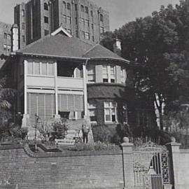 Two story house on Onslow Avenue Elizabeth Bay, 1940