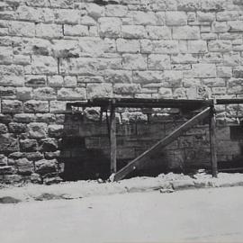 Retaining wall, Elizabeth Bay Road Elizabeth Bay, 1935