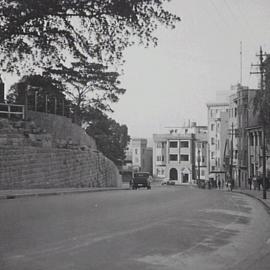Retaining wall, Elizabeth Bay Road Elizabeth Bay, 1935
