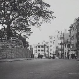 Retaining wall, Elizabeth Bay Road Elizabeth Bay, 1935