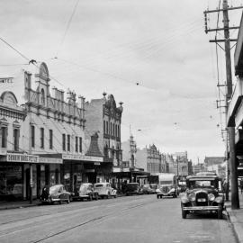 Looking east along Enmore Road Enmore, circa 1940
