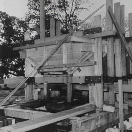 Construction of Footbridge, University of Sydney, Broadway Camperdown, 1965