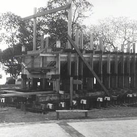 Construction of Footbridge, University of Sydney, Broadway Camperdown, 1965