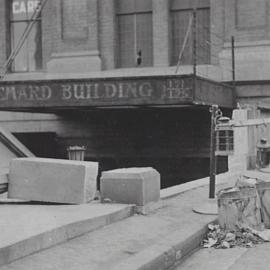 Damaged Forbes Street Steps, William Street Darlinghurst, 1939
