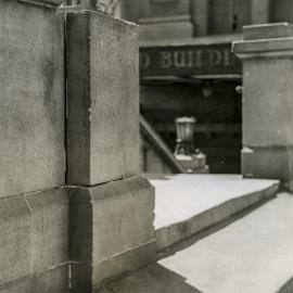 Damaged Forbes Street Steps, William Street Darlinghurst, 1939