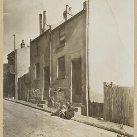 Print - Terrace houses along Duke Street Woolloomooloo, 1912