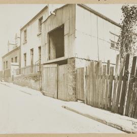 Print - Buildings and vacant block in Duke Street Woolloomooloo, 1912