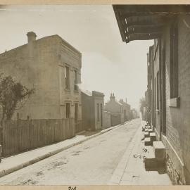 Print - Streetscape with buildings, Duke Street Woolloomooloo, 1912