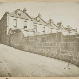 Print - Buildings from Duke and William Street Woolloomooloo, 1912