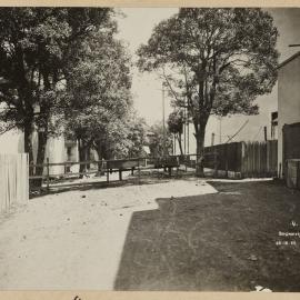 Print - Vacant block, Harford Place Potts Point, 1922