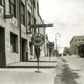 View of Sam Wright Ltd Car Repairs, Harris Street Pyrmont, 1935