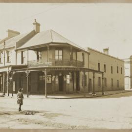 Print - Quarryman's Hotel, corner of Harris Street and Pyrmont Bridge Road Pyrmont, 1911