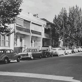 Street view, Macleay Street Potts Point, 1960