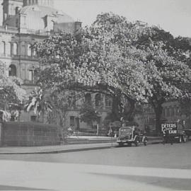 Streetscape of Macquarie Place, Bridge Street Sydney, 1934