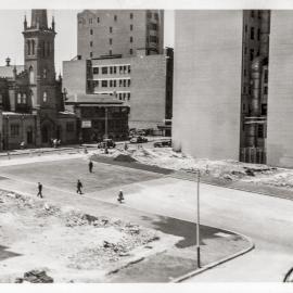 Road widening for Martin Place extension, Moore Street Sydney, 1934