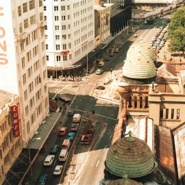 Queen Victoria Building (QVB) roof restoration George Street Sydney, 1984