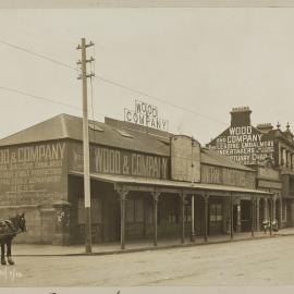 Print - Wood and Company Funeral Directors, Regent Street Chippendale, 1910