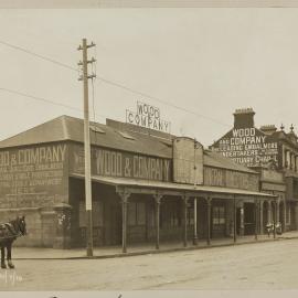 Print - Wood and Company Funeral Directors, Regent Street Chippendale, 1910