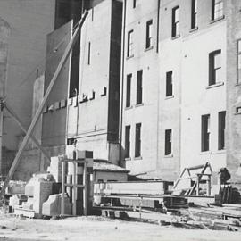 Cleared demolition site for Martin Place extension, Martin Place Sydney, 1934