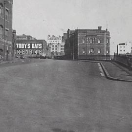 Showing completed road and warehouses, Napoleon Street Sydney 1932