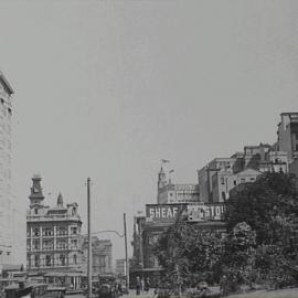 Hyde Park damaged during Harbour Bridge opening celebrations, Elizabeth Street Sydney, 1932