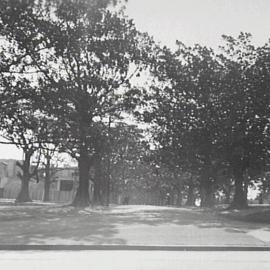 Hyde Park South, corner Liverpool Street and Commonwealth Avenue Sydney, 1932