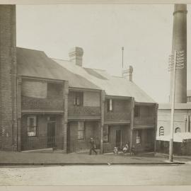 Print - Terraces and Pyrmont Power Station, Pyrmont Street Pyrmont, 1916
