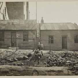 Print - Houses in Bayview Terrace Pyrmont, 1916