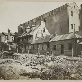 Print - Buildings and Australian Thermit Company building Bayview Terrace Pyrmont, 1916