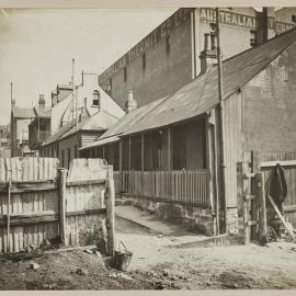 Print - Houses and Australian Thermit Company building, Bayview Terrace Pyrmont, 1916