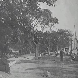 Pathway to Anzac War Memorial, Hyde Park South reconstruction, Park Street Sydney, 1933