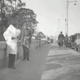 Hyde Park North, looking east, Park Street Sydney, 1934